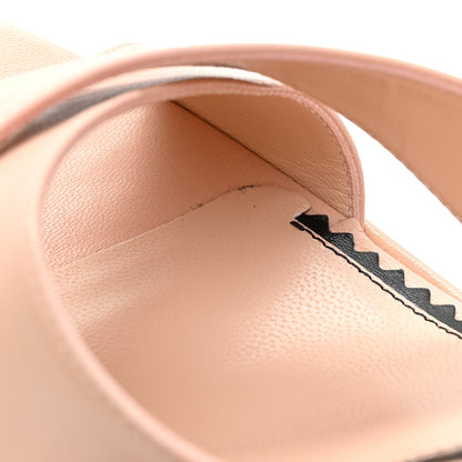 Gucci Malaga Kid Interlocking G Studs 155mm Platform Sandals 39 Perfect Pink 8 of 11