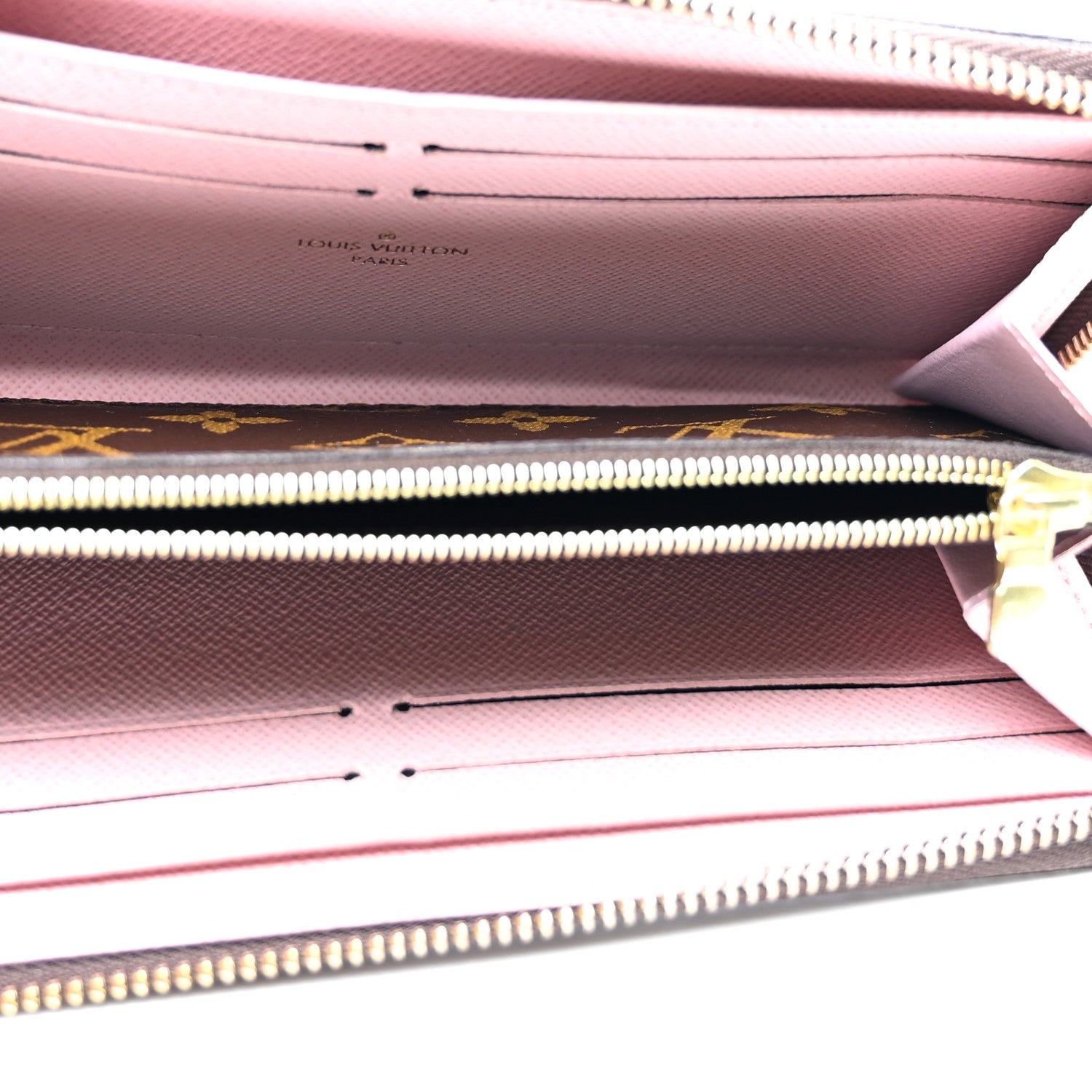 Louis Vuitton Monogram Clemence Wallet Rose Ballerine 5 of 13