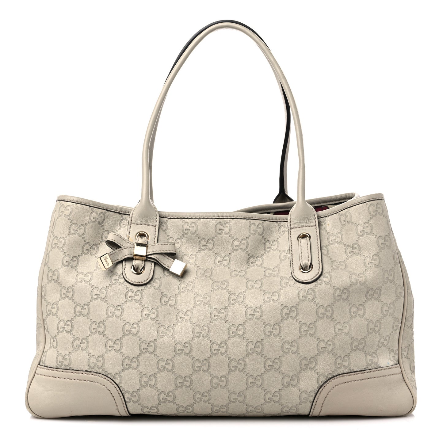 Guccissima Medium Princy Tote Off White