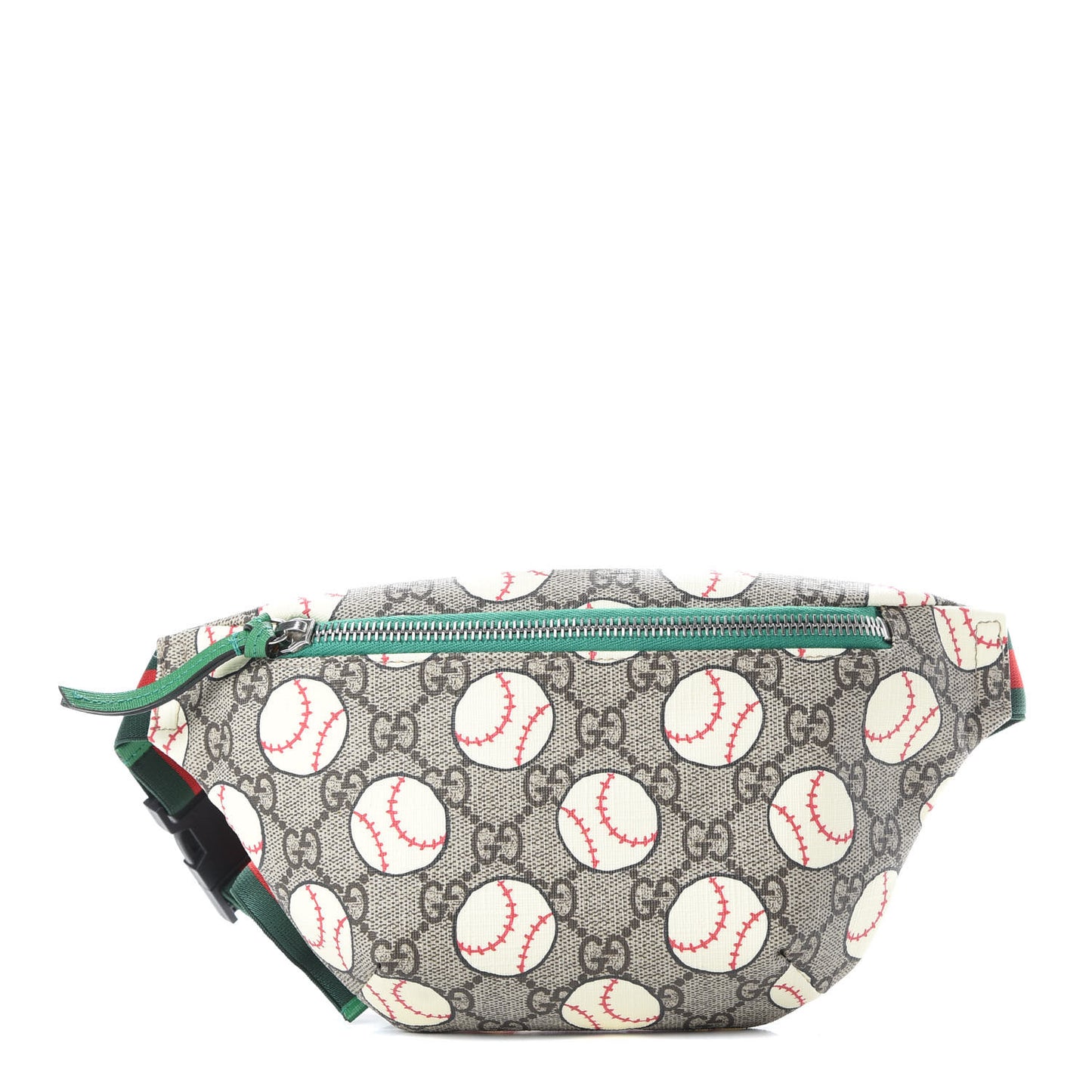 GG Supreme Monogram Baseballs Web Childrens Belt Bag