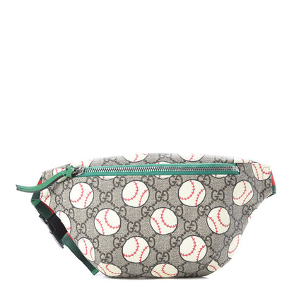 Gucci GG Supreme Monogram Baseballs Web Childrens Belt Bag 1 of 10