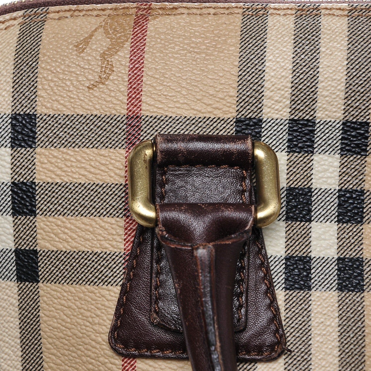 Burberry Haymarket Check Picadilly Bowler Brown 10 of 10