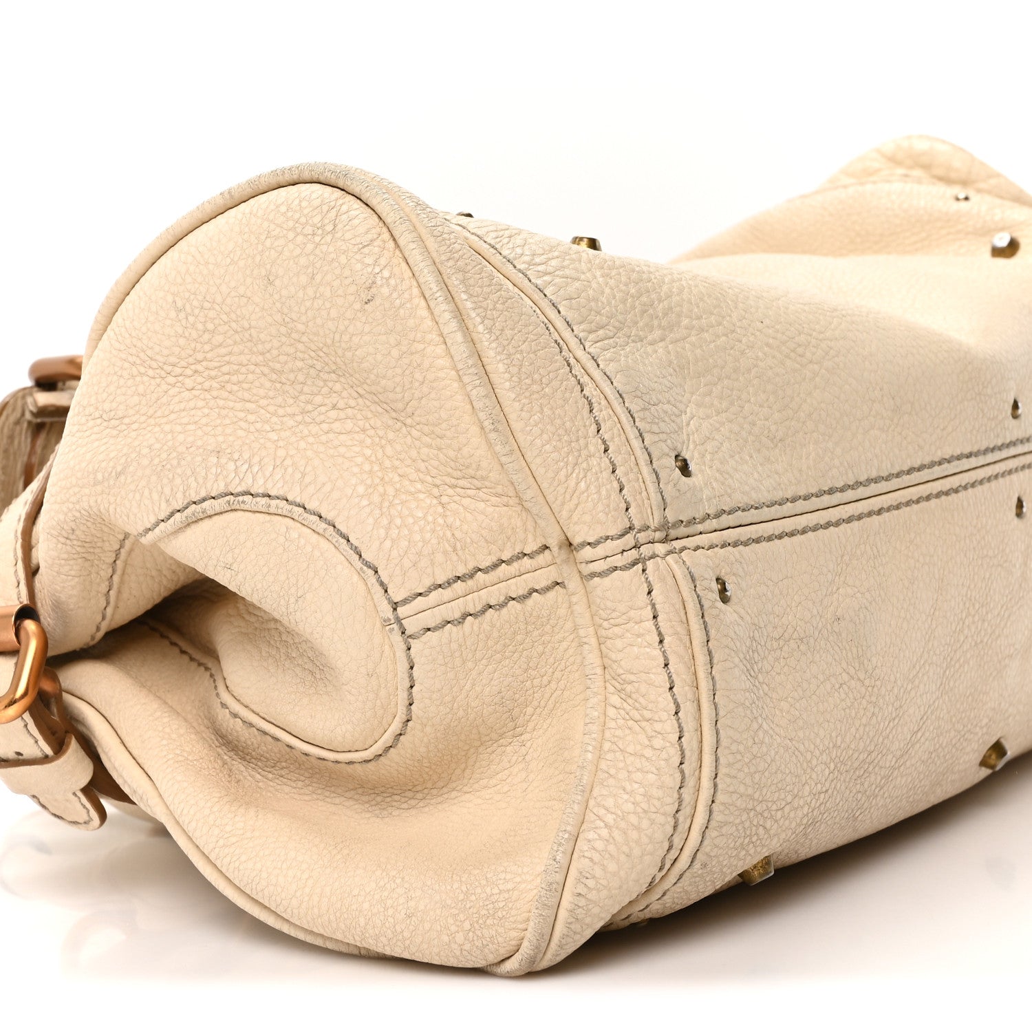 Chloe Calfskin Medium Paddington Satchel Ivory 9 of 10