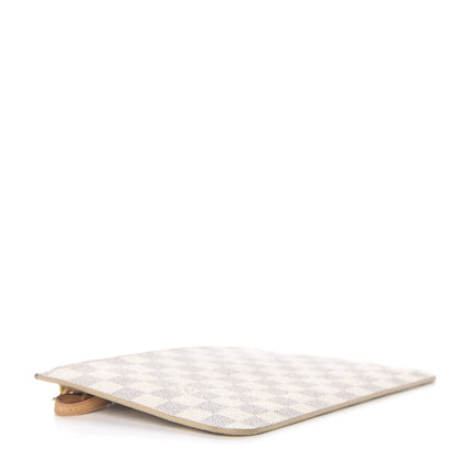 Louis Vuitton Damier Azur Neverfull MM GM Pochette Rose Ballerine 3 of 7