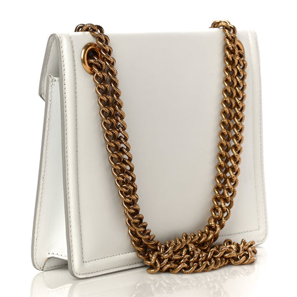 Dolce & Gabbana Smooth Calfskin Medium Devotion Crossbody Bag White 3 of 10