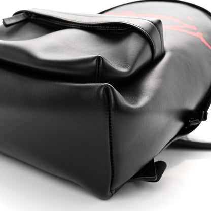 Balenciaga Supple Calfskin Signature Logo Small Everyday Backpack Black 9 of 9