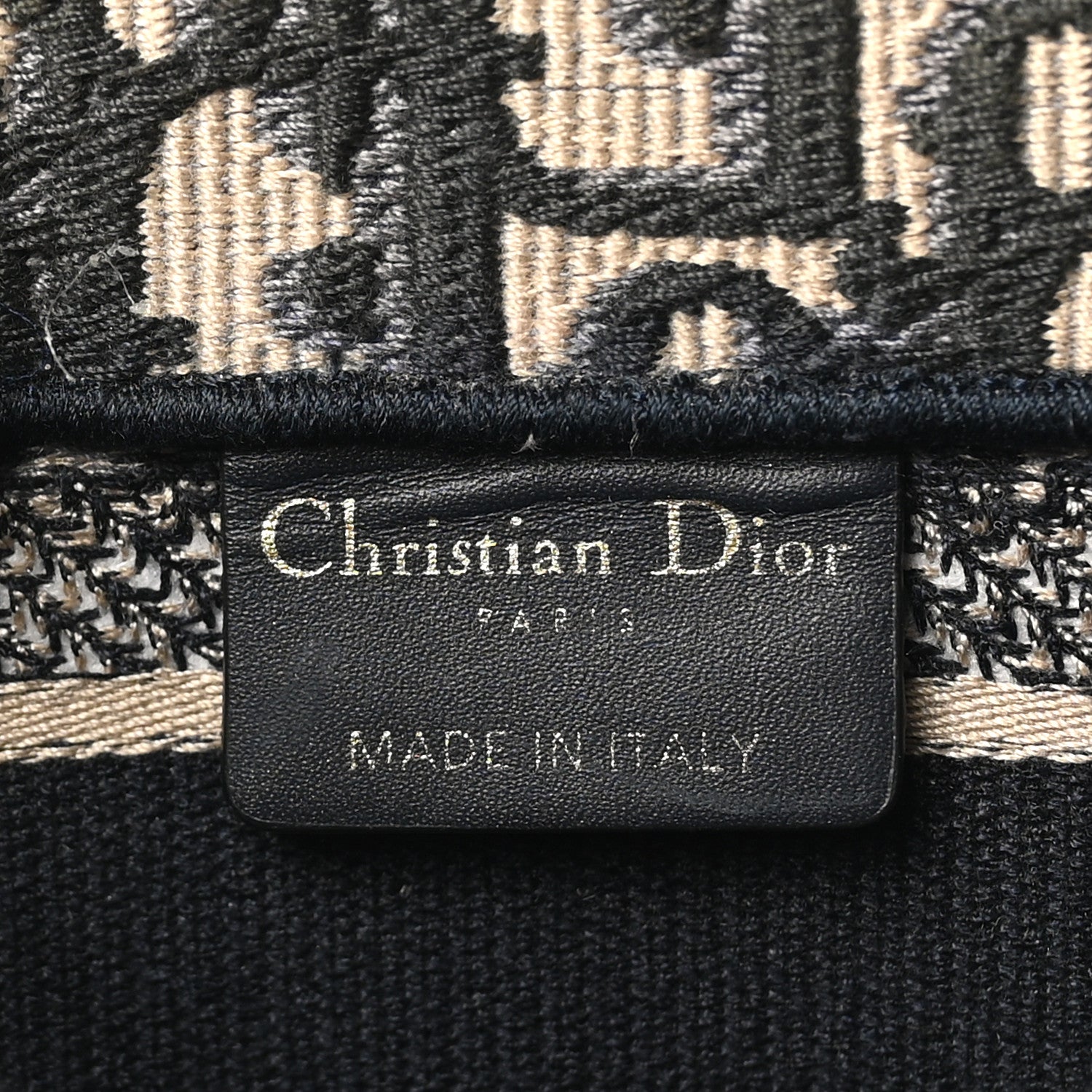 Christian Dior Oblique Mini Book Tote With Strap Blue Multicolor 6 of 10