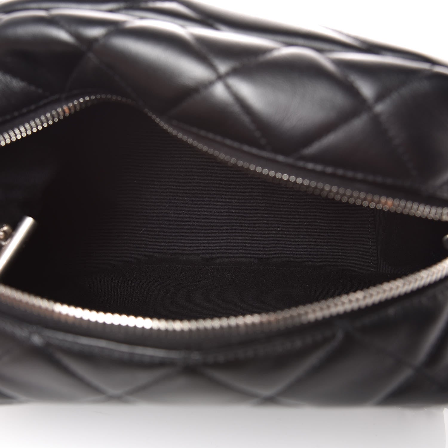 Saint Laurent Calfskin Y Quilted Monogram Small Loulou Bowling Bag Black 5 of 8