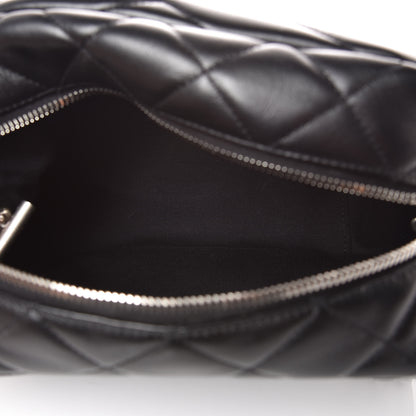 Saint Laurent Calfskin Y Quilted Monogram Small Loulou Bowling Bag Black 5 of 8