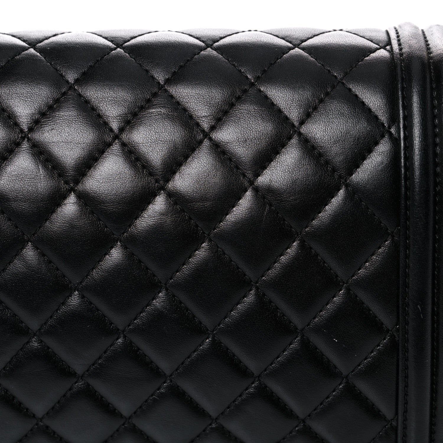 Chanel Lambskin Quilted Medium Boy Flap Black 18 of 29