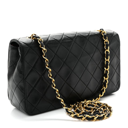 Chanel Lambskin Quilted Small Single Flap Black 3 of 11