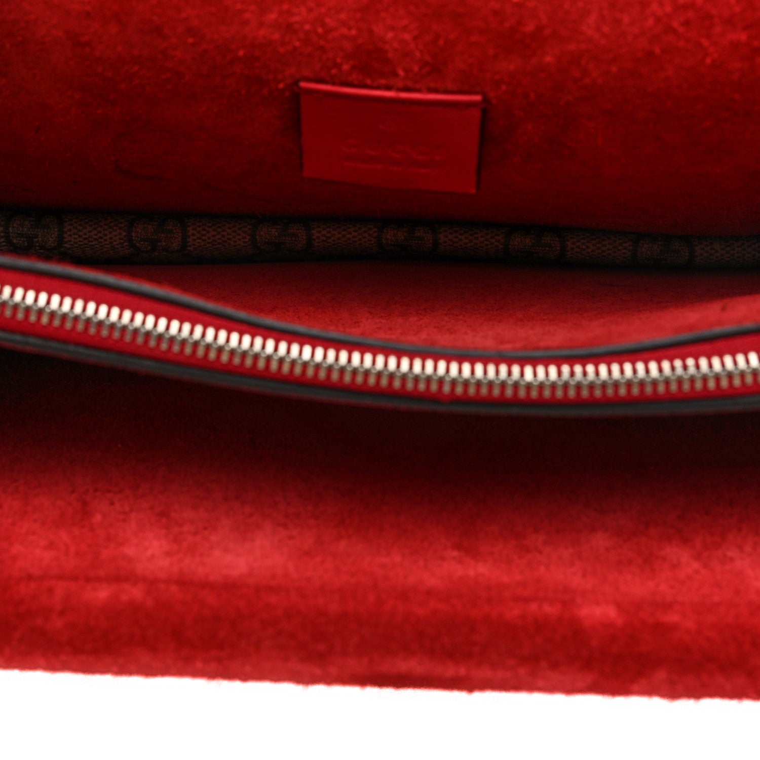 Gucci GG Supreme Monogram Small Dionysus Shoulder Bag Red 5 of 10