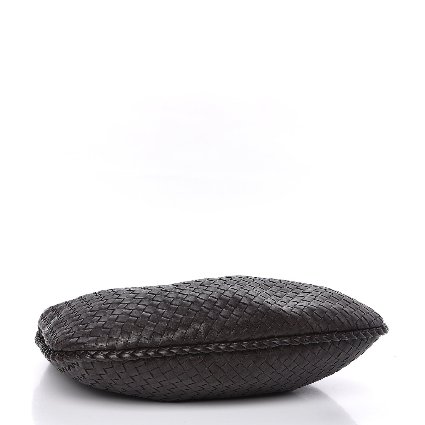 Nappa Intrecciato Medium Veneta Hobo Ebano