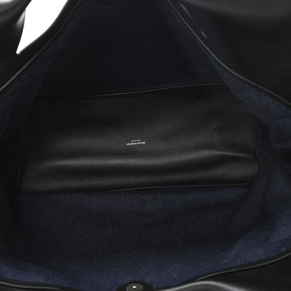 Alexander McQueen Calfskin Denim Large The Bow Bag Blue Black 6 of 10