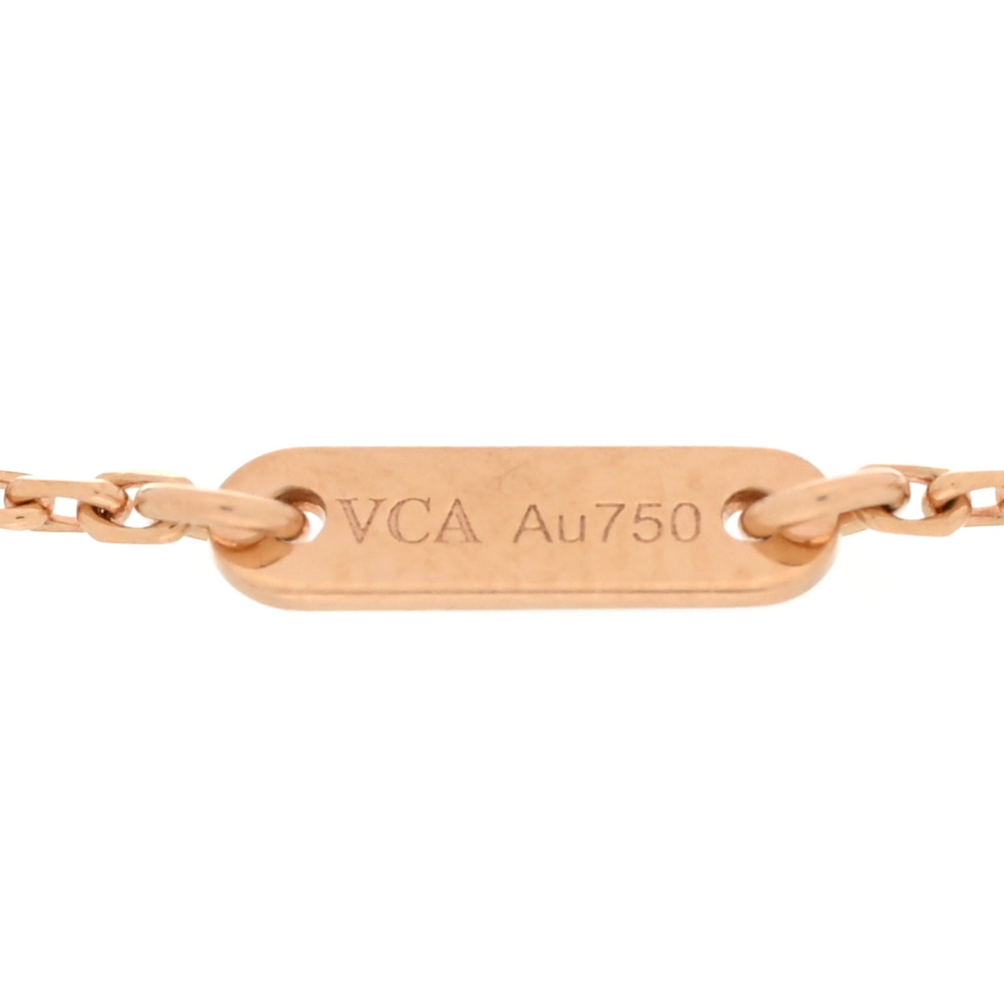 18K Rose Gold Carnelian Sweet Alhambra Bracelet