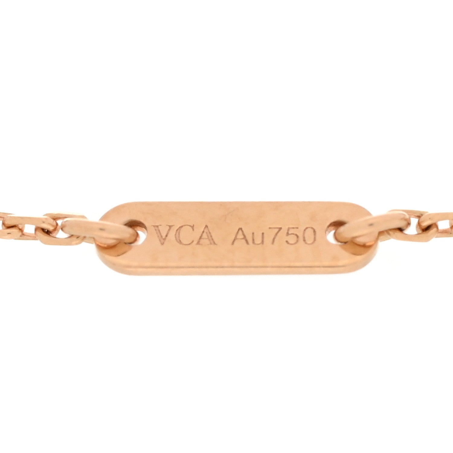 Van Cleef & Arpels 18K Rose Gold Carnelian Sweet Alhambra Bracelet 4 of 6