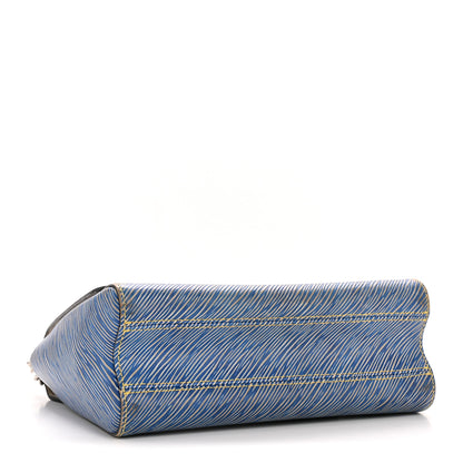 Louis Vuitton Epi Twist Shoulder Bag MM Denim Light 4 of 15