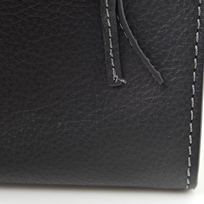 Chloe Calfskin Marcie Continental Flap Wallet Black 7 of 8