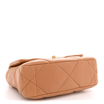 Chanel Lambskin Quilted Medium Chanel 19 Flap Brown 4 of 11