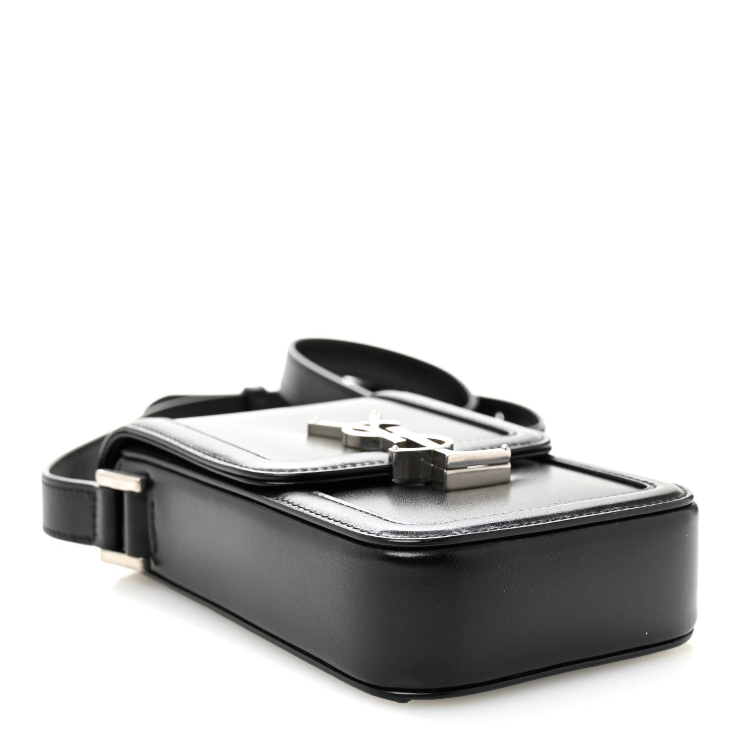 Saint Laurent Smooth Calfskin Mini Solferino Satchel Black 4 of 11