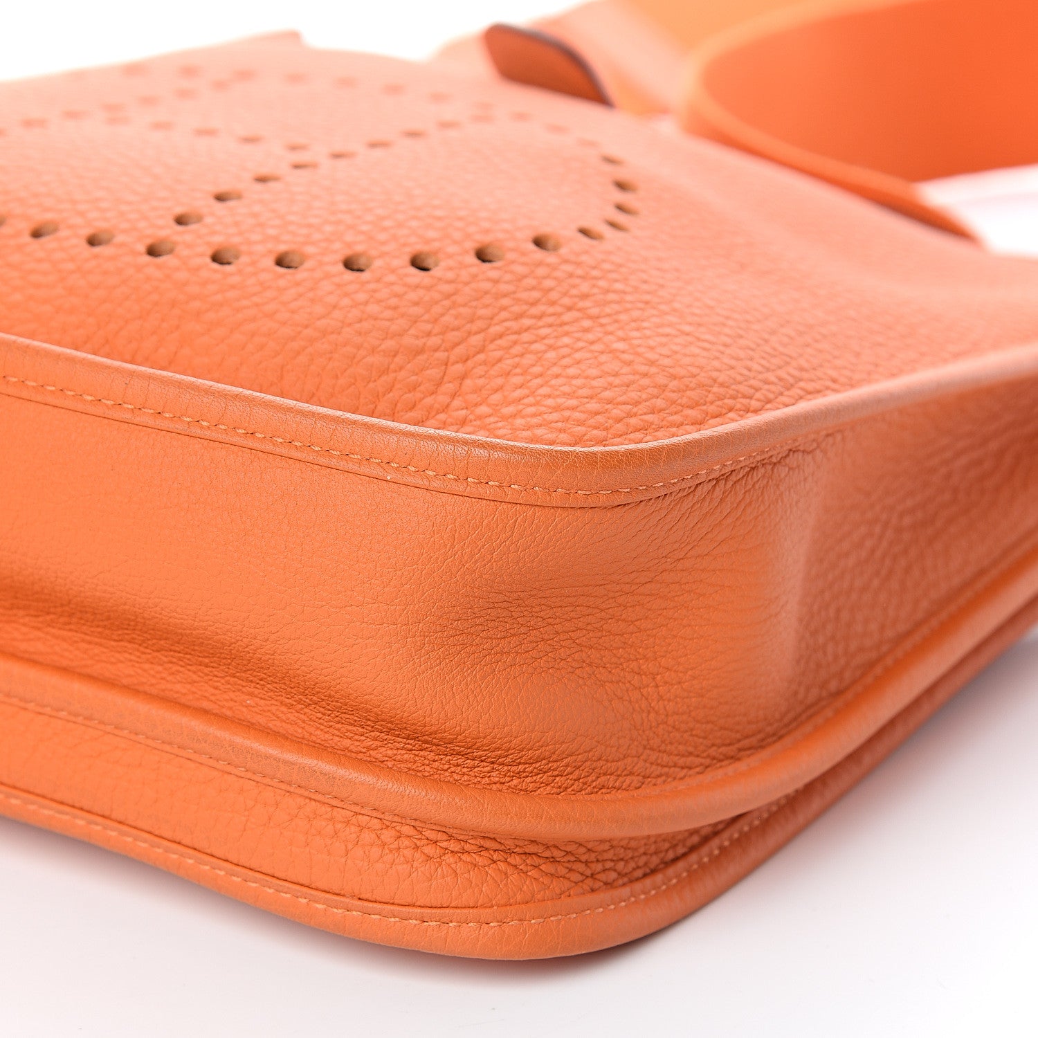 Hermes Taurillon Clemence Evelyne III PM Orange 8 of 11