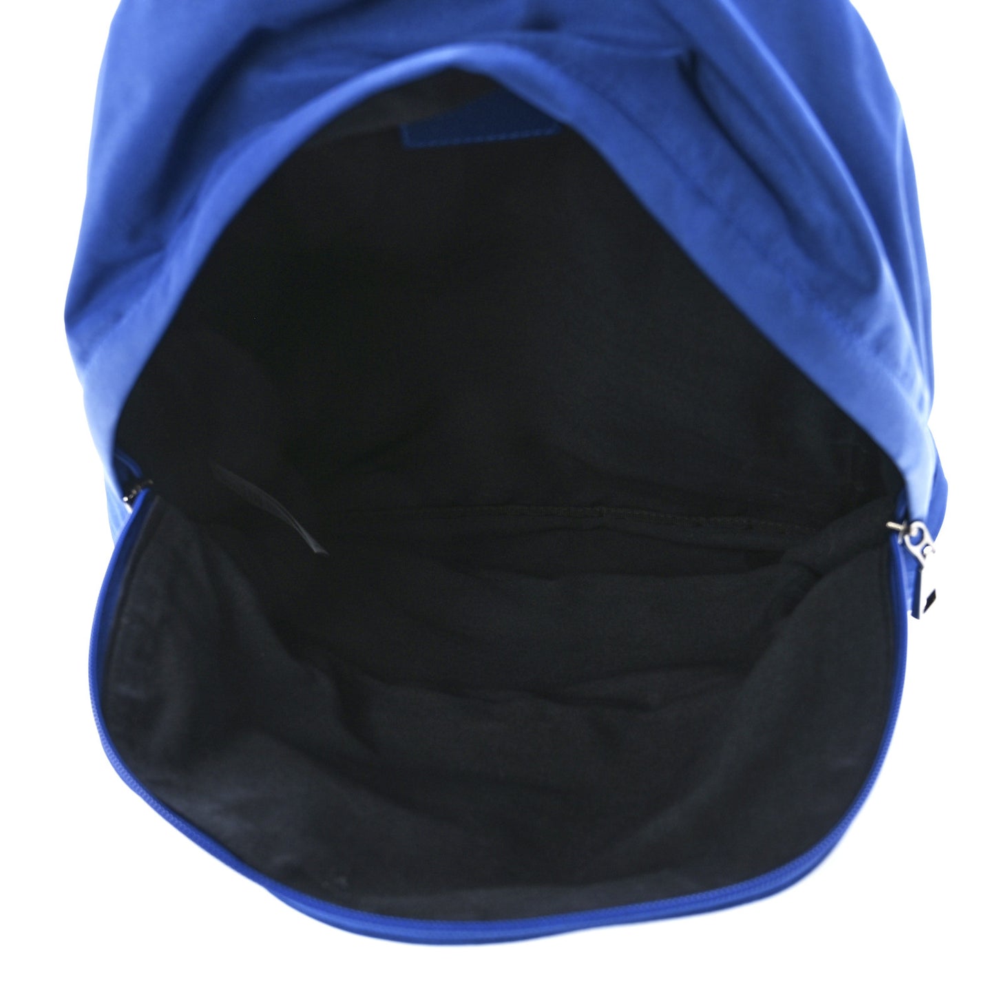 Nylon Quilted Palazzo Medusa Backpack Blue