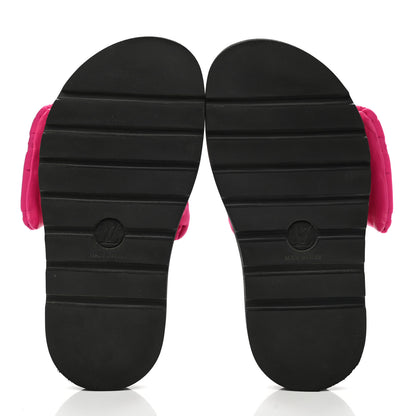 Louis Vuitton Technical Fabric Embossed Monogram Pool Pillow Comfort Mules 37 Fuchsia 5 of 8