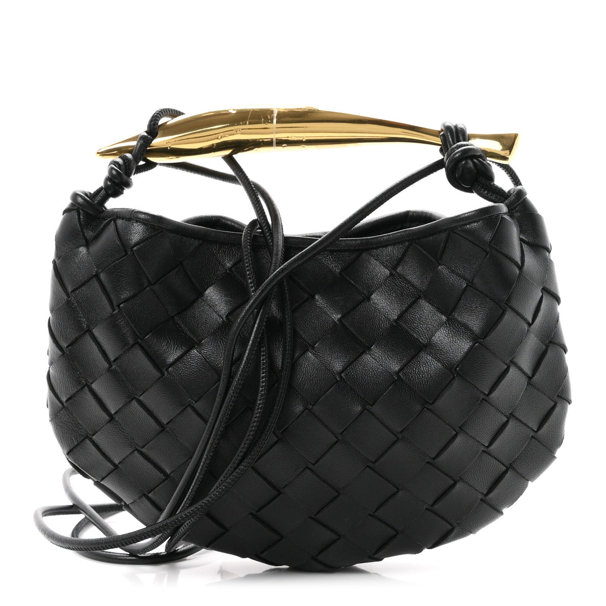 Bottega Veneta Nappa Intrecciato Mini Sardine Bag Black 1 of 9