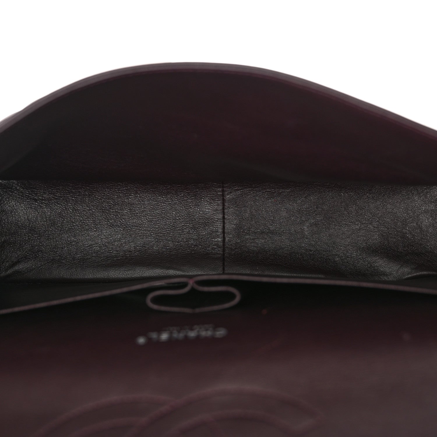 Chanel Lambskin Quilted Maxi Double Flap Plum 5 of 11