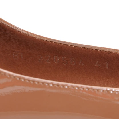 Saint Laurent Vitello Vernice Tribtoo 105 Slingback Pumps Soft Nude 41 7 of 7