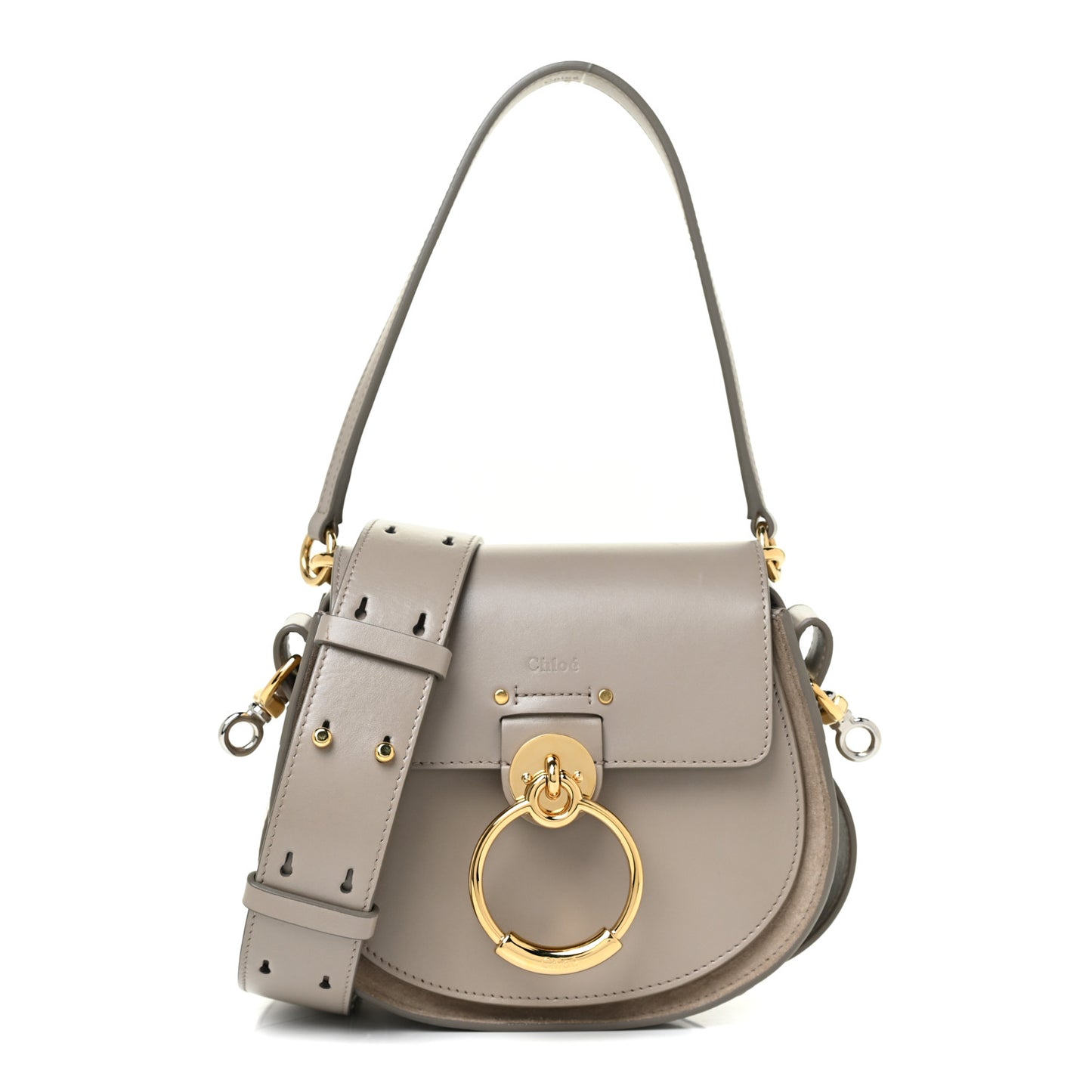Calfskin Small Tess Bag Motty Grey