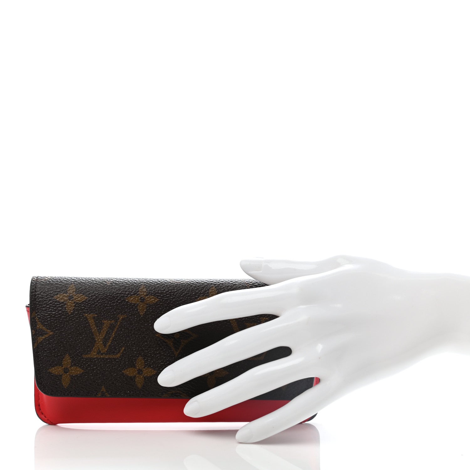 Louis Vuitton Monogram Woody Sunglass Case Rouge 2 of 7