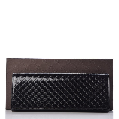 Gucci Patent Microguccissima Small Broadway Clutch Black 10 of 10