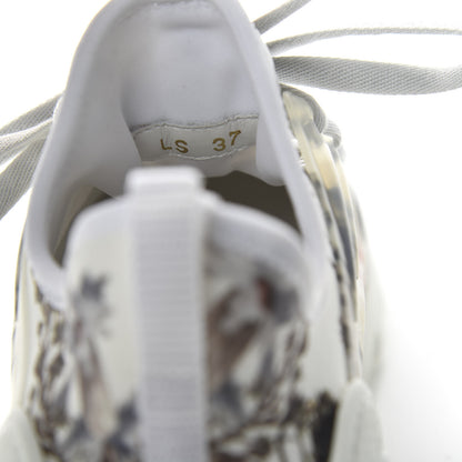 Christian Dior Neoprene Rubber Champetre Print Womens D-Connect Sneakers 37 White Multicolor 8 of 9
