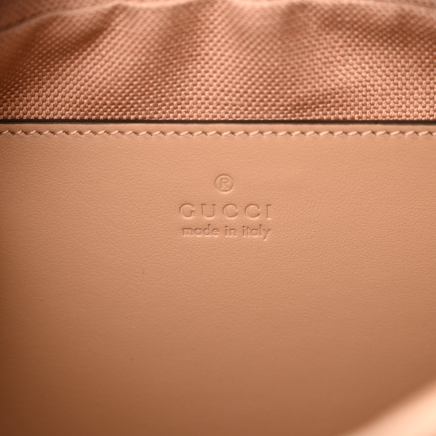 Gucci Calfskin Matelasse Monochrome Small GG Marmont Chain Shoulder Bag Camelia 6 of 11