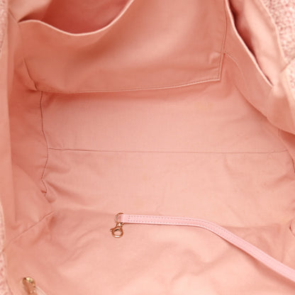 Chanel Lurex Boucle Deauville Medium Tote Pink 5 of 11