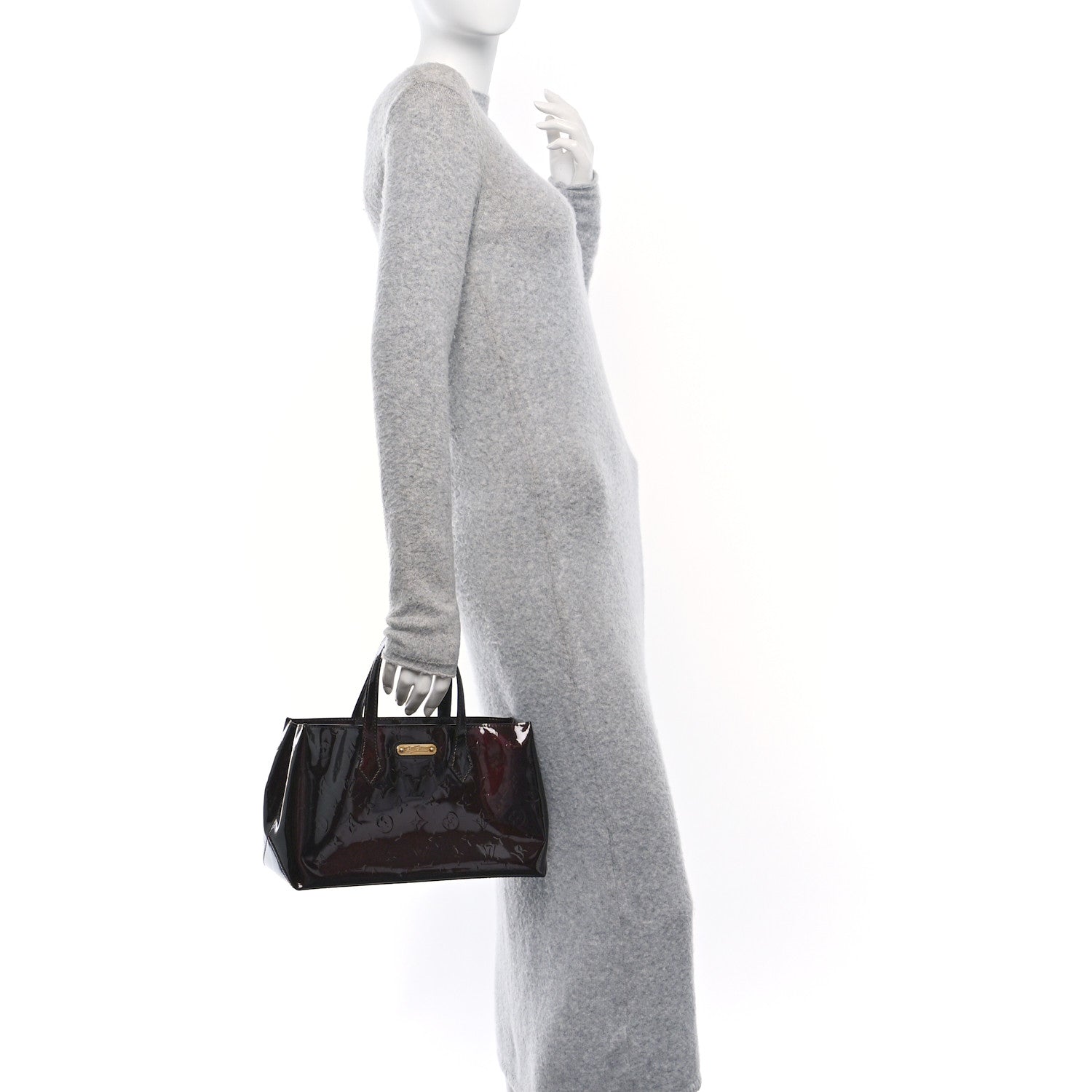 Louis Vuitton Vernis Wilshire PM Amarante 2 of 9