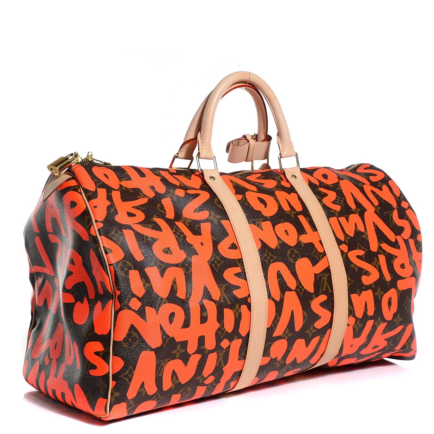Monogram Graffiti Keepall 50 Orange