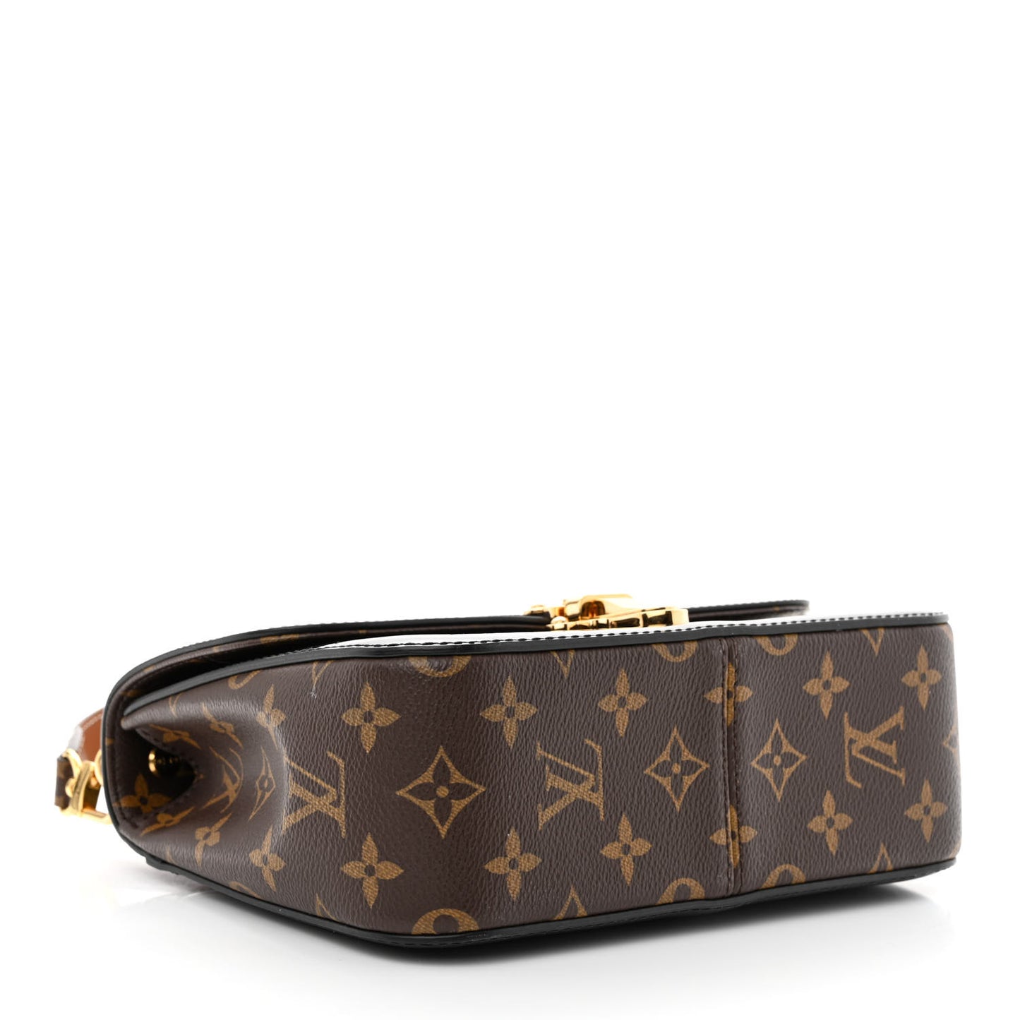 Patent Calfskin Monogram Cherrywood BB Black