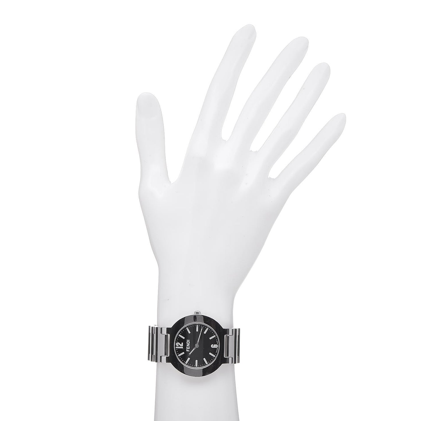 Stainless Steel 35mm Orologi Quartz Watch Black