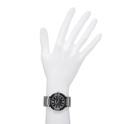 Fendi Stainless Steel 35mm Orologi Quartz Watch Black 2 of 9