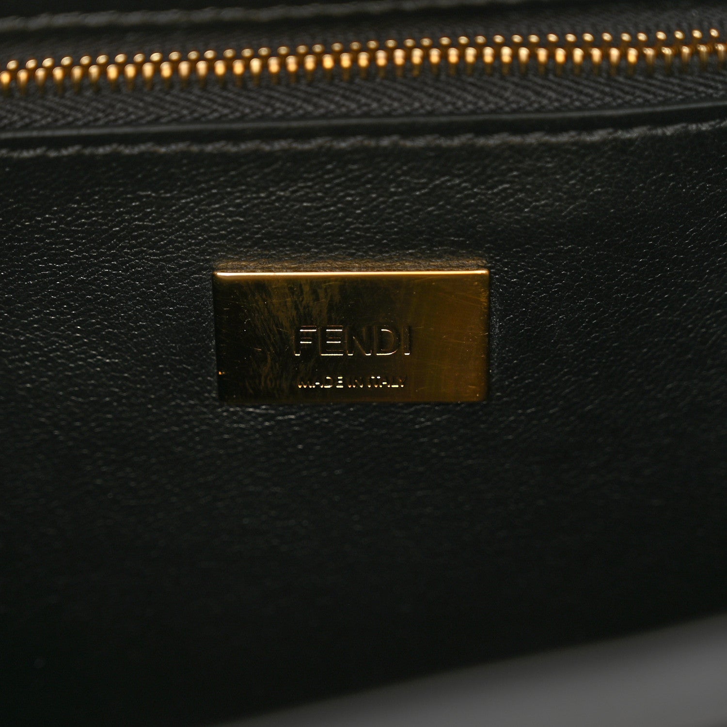 Fendi Nappa Fringe Mini Peekaboo Black 8 of 10