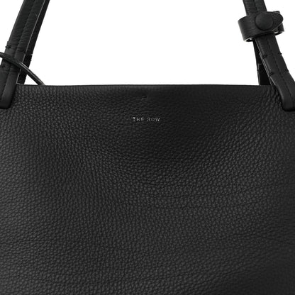 The Row Grained Calfskin Park Tote Three Black 9 of 13