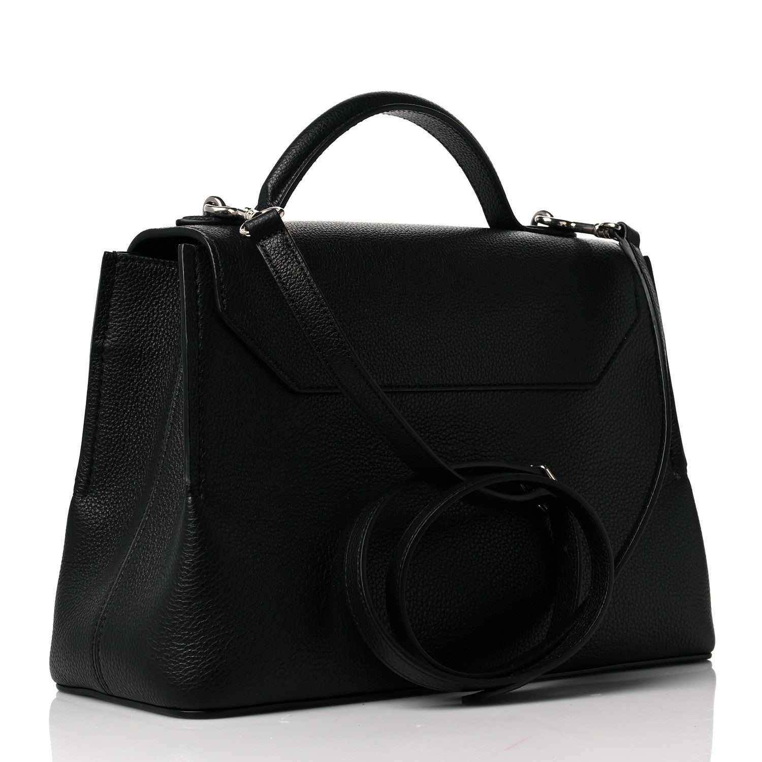 Mulberry Small Classic Grain Calfskin Small Seaton Black 2 of 7