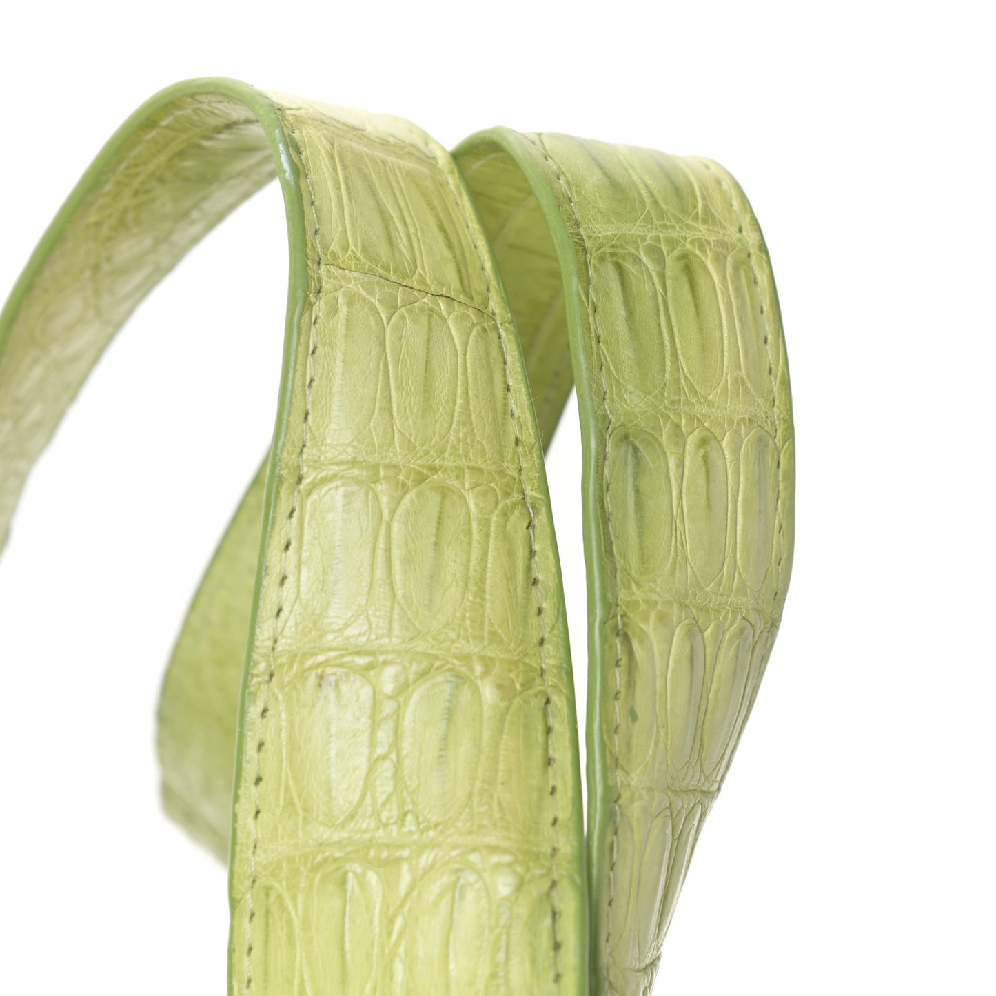 Crocodile Tote Lime