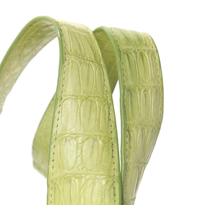 Nancy Gonzalez Crocodile Tote Lime 5 of 10