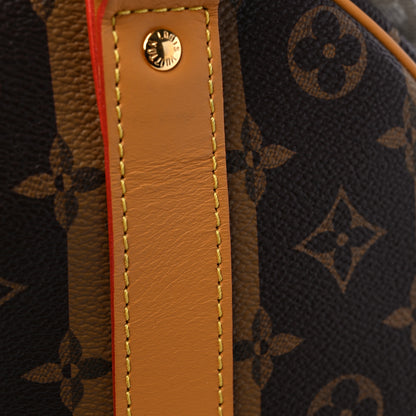 Louis Vuitton X NIGO Reverse Monogram Stripe Keepall Bandouliere 50 Brown 10 of 12