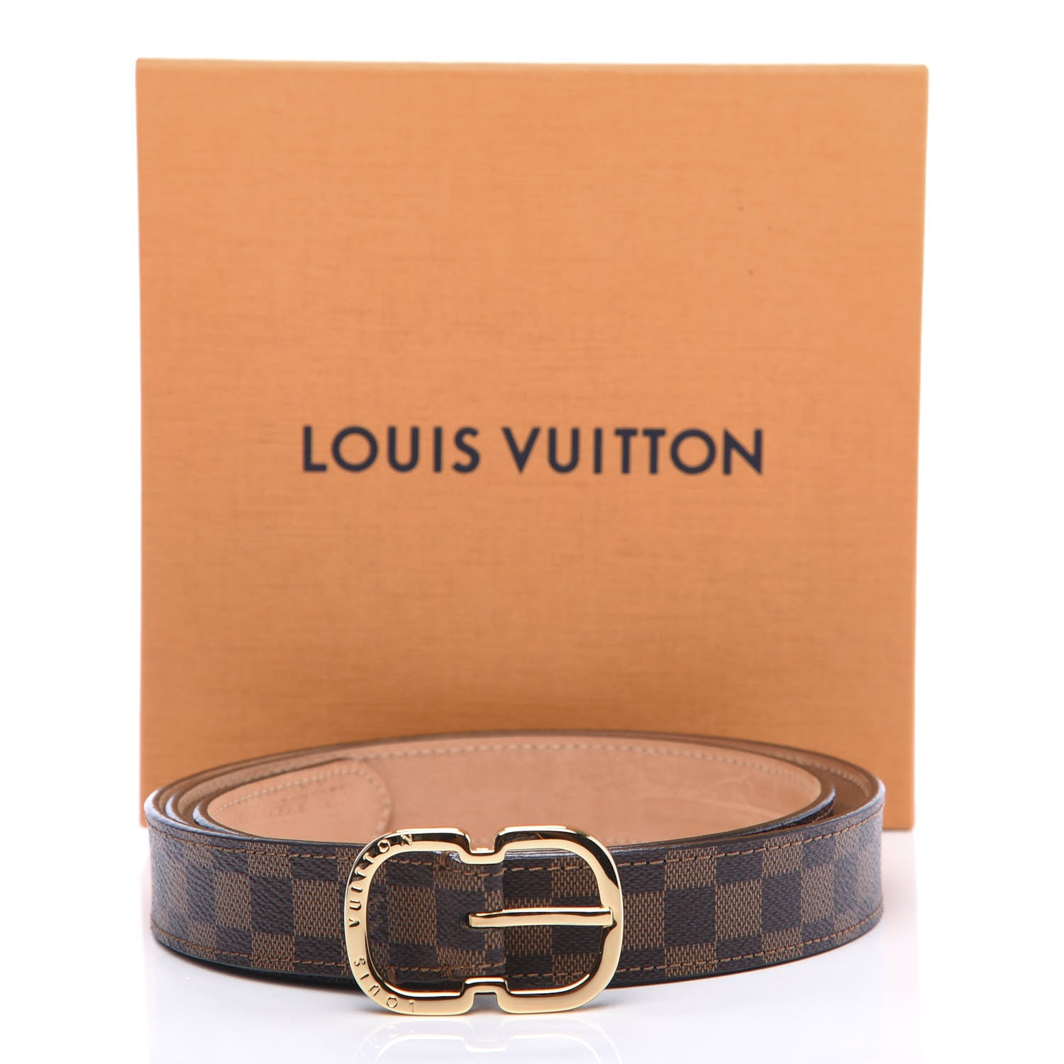 Louis Vuitton Damier Ebene Mini 25mm Belt 90 36 8 of 8