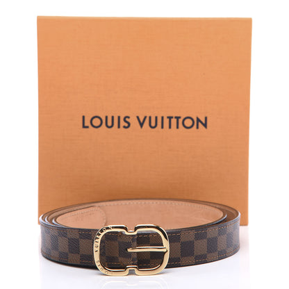 Louis Vuitton Damier Ebene Mini 25mm Belt 90 36 8 of 8