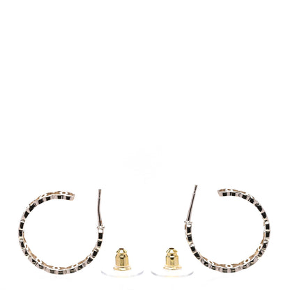 Chanel Metal CC Hoop Earrings Gold 5 of 6